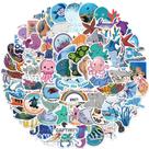 Adesivos Marine Life 100 peças de vinil impermeável para decoração