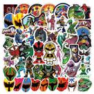 Adesivos Mighty Morphin Power Rangers à prova d'água (50 unidades)