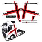 Adesivos Miniatura 1/32 Volvo Fh Performance Vermelho Preto