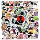 Adesivos Mobs Psychos 100 em vinil impermeável Anime S 52 unidades Adesivos Mobs Psychos 100 em vinil impermeável Anime S 52 unidades