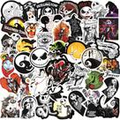 Adesivos Nightmare Before Christmas Jack Skellington 50 unidades Adesivos Nightmare Before Christmas Jack Skellington 50 unidades