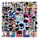 Adesivos Ninjas Kidzs Vinil Impermeável Anime 50 unidades/lote Adesivos Ninjas Kidzs Vinil Impermeável Anime 50 unidades/lote