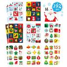 Adesivos numéricos do calendário do advento de Natal OTAITY 16 folhas Adesivos numéricos do calendário do advento de Natal OTAITY 16 folhas