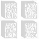 Adesivos Outus Letters em vinil autoadesivo 576 peças