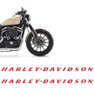Adesivos P/ Harley Davidson Tanque Vermelho Genérico