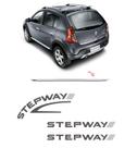 Adesivos P/ Sandero Stepway 2008 Grafite Friso Genérico