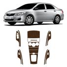 Adesivos Painel Corolla 2009/2012 Madeira Automático/manual