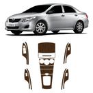 Adesivos Painel Corolla 2009/2012 Madeira Automático/Manual