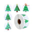 Adesivos Para Árvore De Natal 12pcs Sacos De Papel Para Presentes Tema Feliz Natal Sacos De