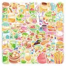 Adesivos para decoração de grafite à prova d'água Crystal Food (50 unidades)