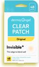 Adesivos para espinhas DERMA ANGEL Invisible Plus, hidrocolóide 48 quilates