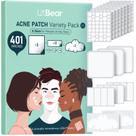 Adesivos para espinhas LitBear Large (6 tamanhos 401 adesivos) Hidrocolóide Adesivos para espinhas LitBear Large (6 tamanhos 401 adesivos) Hidrocolóide