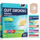 Adesivos para parar de fumar, genéricos, etapa 1, 2, 3, 60 mg, 60 unidades