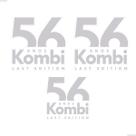 Adesivos Para VW Kombi 56 Anos Last Edition Emblemas Cinza