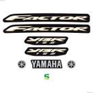 Adesivos Para Yamaha Factor 125 Ybr 2010 Moto Preta + Logos