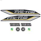 Adesivos Para Yamaha Factor 125 Ybr 2012 Moto Preta + Logos
