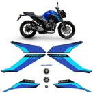 Adesivos Para Yamaha Fazer 250 Fz25 2024 Moto Azul + Logos Adesivos Para Yamaha Fazer 250 Fz25 2024 Moto Azul + Logos