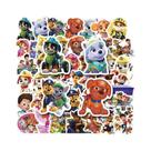 Adesivos PAW Patrol 80PCS Em PVC, Decalques De Desenhos Animados À Prova d'Água Para Skateboard,