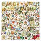 Adesivos Peters Rabbits Waterproof Cartoon 100 unidades Adesivos Peters Rabbits Waterproof Cartoon 100 unidades