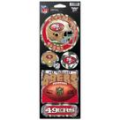 Adesivos prismáticos WinCraft NFL San Francisco 49ers Adesivos prismáticos WinCraft NFL San Francisco 49ers