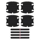 Adesivos Protetor de Maçaneta Fiat Carbono Preto Resinado Adesivos Protetor de Maçaneta Fiat Carbono Preto Resinado
