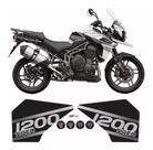 Adesivos Protetor De Tanque E Logos Tiger 1200 Preto