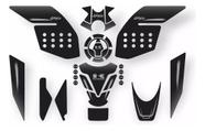 Adesivos Protetores Tanque Compativel Kawasaki 300 Branco 18