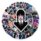 Adesivos, quartas-feiras, anime, desenho animado, 50 unidades, PVC, impermeável