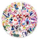 Adesivos Quintessential Quintuplets Anime 50 unidades de PVC impermeável