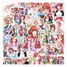 Adesivos Quintessentials Quintuplets à prova d'água, 50 unidades