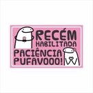 Adesivos Recém Habilitada Paciência Pufavoo Flork