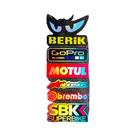 Adesivos Refletivos Coloridos Para Motocicletas E Carros, Impermeáveis E Protetores Solares,