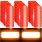 Adesivos refletivos PHIXBEAR Super Reflection, 20 unidades, laranja
