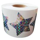 Adesivos Remarkable Glitter Foil Metallic Star 500 unidades/rolo