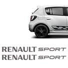 Adesivos Renault Sport Sandero Logan Duster Lateral Grafite