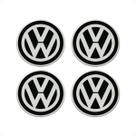 Adesivos Resinados Roda Compatível Volkswagen Emblema 90 mm