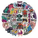 Adesivos Retro Game, 50 unidades, decalques de vinil Cool Cartoon