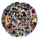 Adesivos Rottweiler Dogs Anime, pacote de 50 unidades, 5-8 cm, impermeáveis