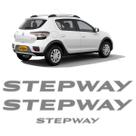 Adesivos Sandero Stepway 2020/2021 Lateral Traseiro Grafite