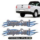 Adesivos Saveiro Super Surf + Emblema Traseiro Total Flex