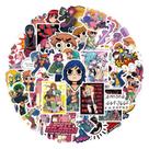 Adesivos Scotts Pilgrims Anime em vinil impermeável S 50 unidades