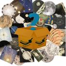 Adesivos Scrapbook Variados 60 Peças Espaço Sideral