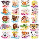 Adesivos Scratch and Sniff Jetec, 300 unidades para crianças e animais