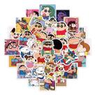 Adesivos Shin Chans Anime Cartoon 50 unidades com lápis de cor para bricolage