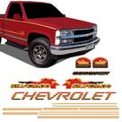 Adesivos Silverado Conquest 1999/2000 Kit Faixas Chevrolet Adesivos Silverado Conquest 1999/2000 Kit Faixas Chevrolet