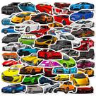 Adesivos Sports Car Cartoon Supercar Decalque 50 unidades Adesivos Sports Car Cartoon Supercar Decalque 50 unidades