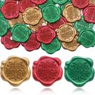 Adesivos SWANGSA Merry Christmas Wax Seal, 90 unidades e 3,1 cm
