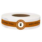 Adesivos Tamper Evident Seals para tampas de bebidas 2,54 x 22,86 cm