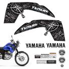 Adesivos Tenere 250 2013 Moto Yamaha E Faixa Rosa Dos Ventos