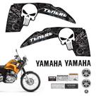 Adesivos Tenere 250 2013 Yamaha E Faixa Caveira O Justiceiro